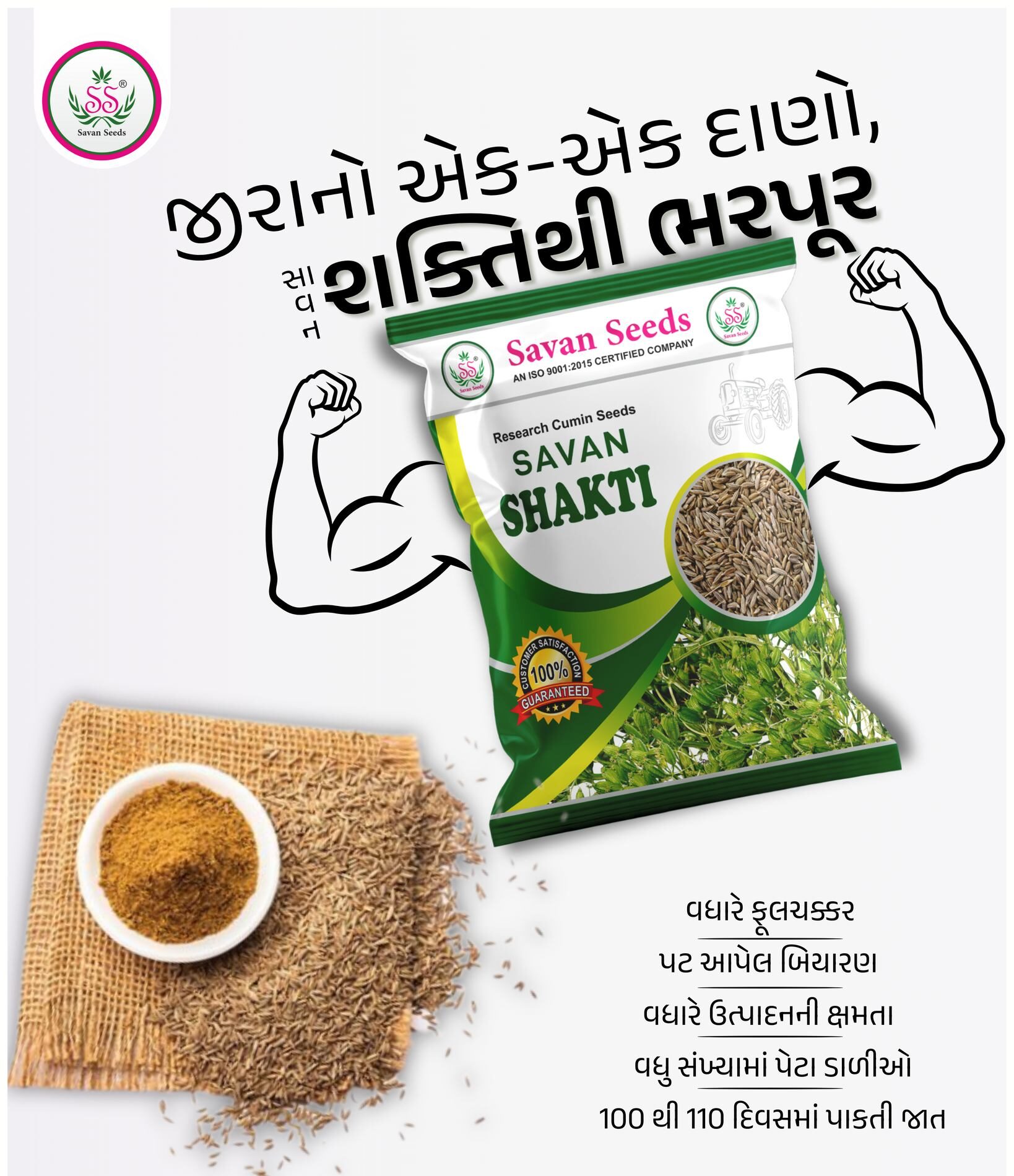 જીરું નું બીયારણ , જીરું ની નવી વેરાયટી, સાવન શક્તિ જીરું