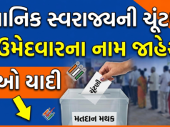 સ્થાનિક સ્વરાજ્યની ચૂંટણી : અમદાવાદ સહિત અનેક જિલ્લામાં ભાજપ ઉમેદવારના નામ જાહેર, જુઓ યાદી