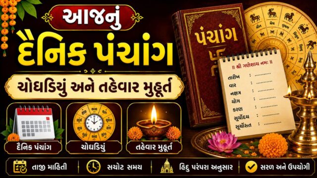 aaj nu choghadiyu panchang