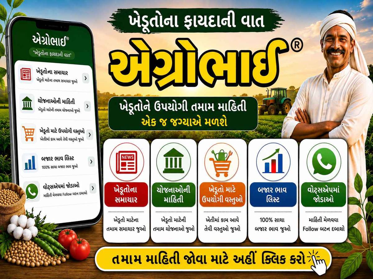એગ્રોભાઈ વોટ્સએપ ચેનલ